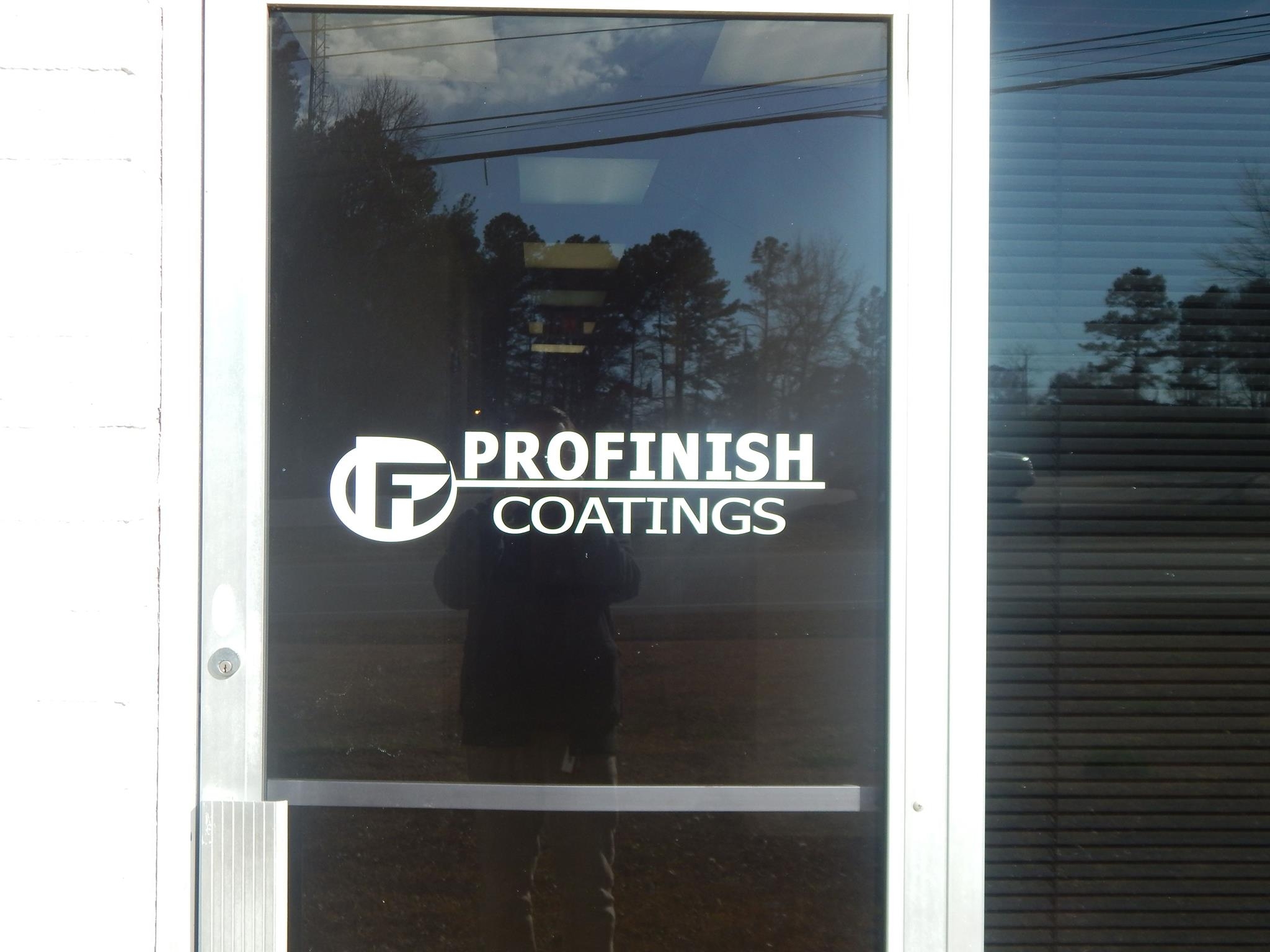 Storefront Sign for Profinish Coatings