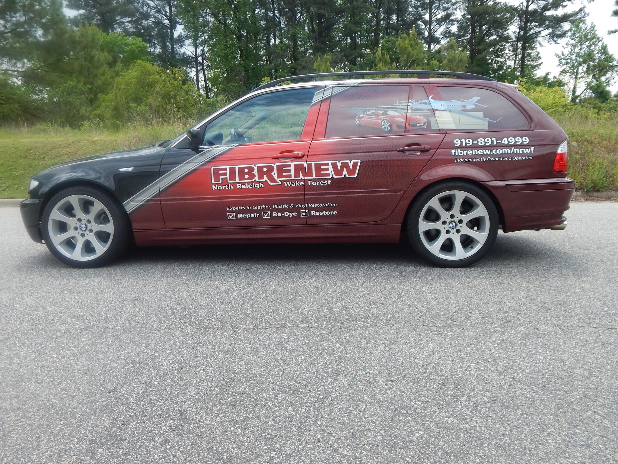 Commercial Car Wrap for Fibrenew