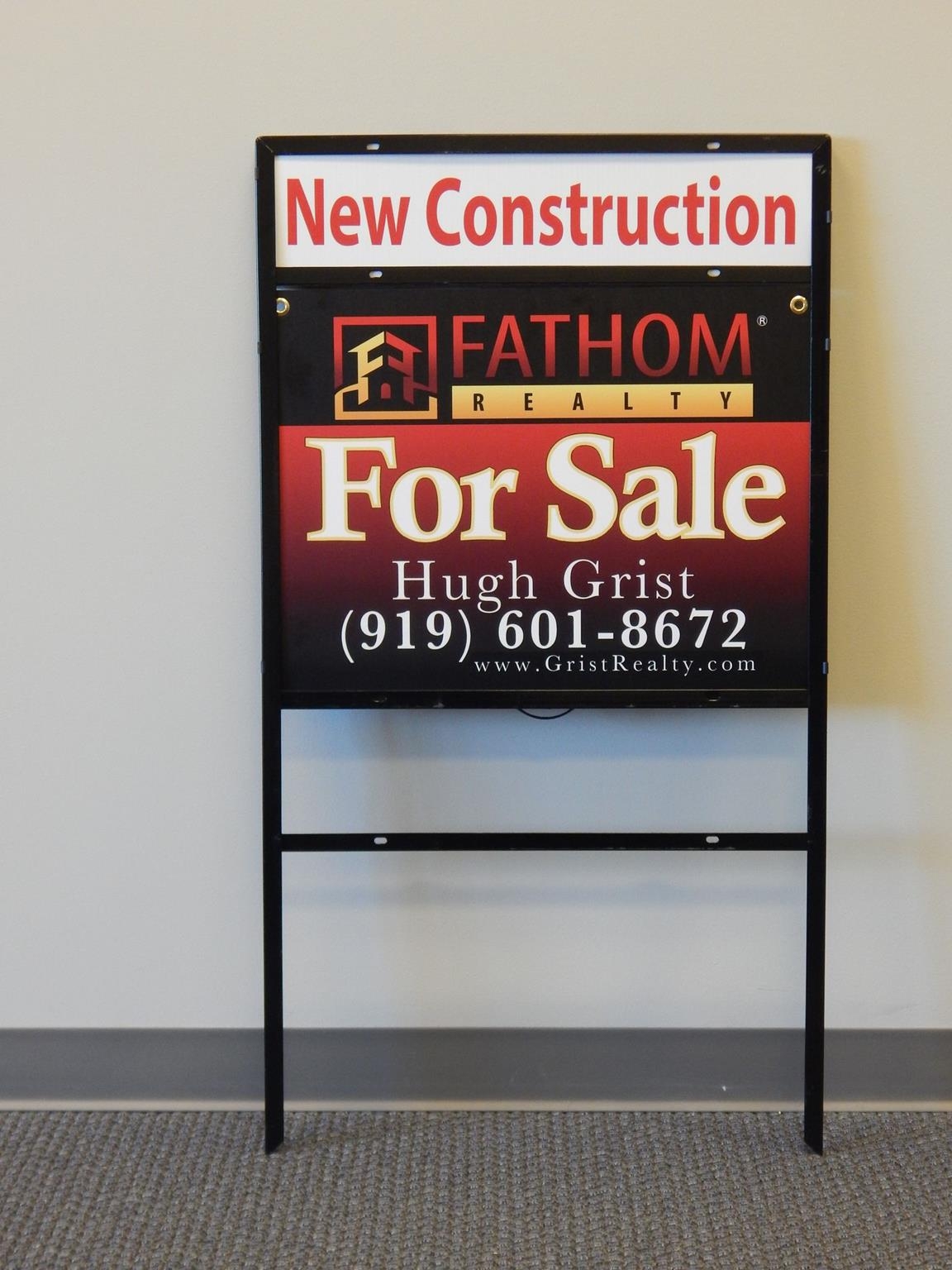 Real Estate Sign in Raleigh, NC