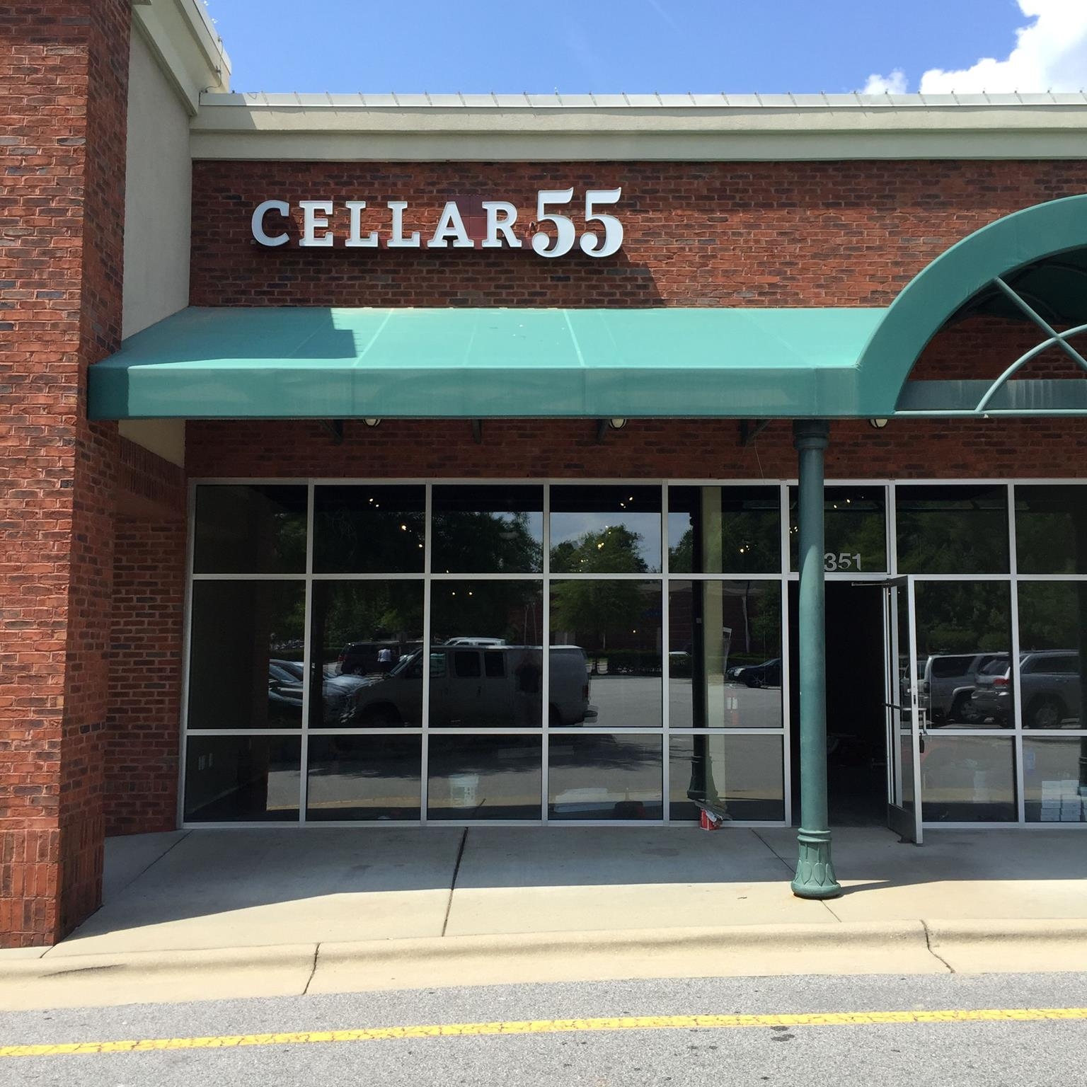Celler55 Letters on Storefront
