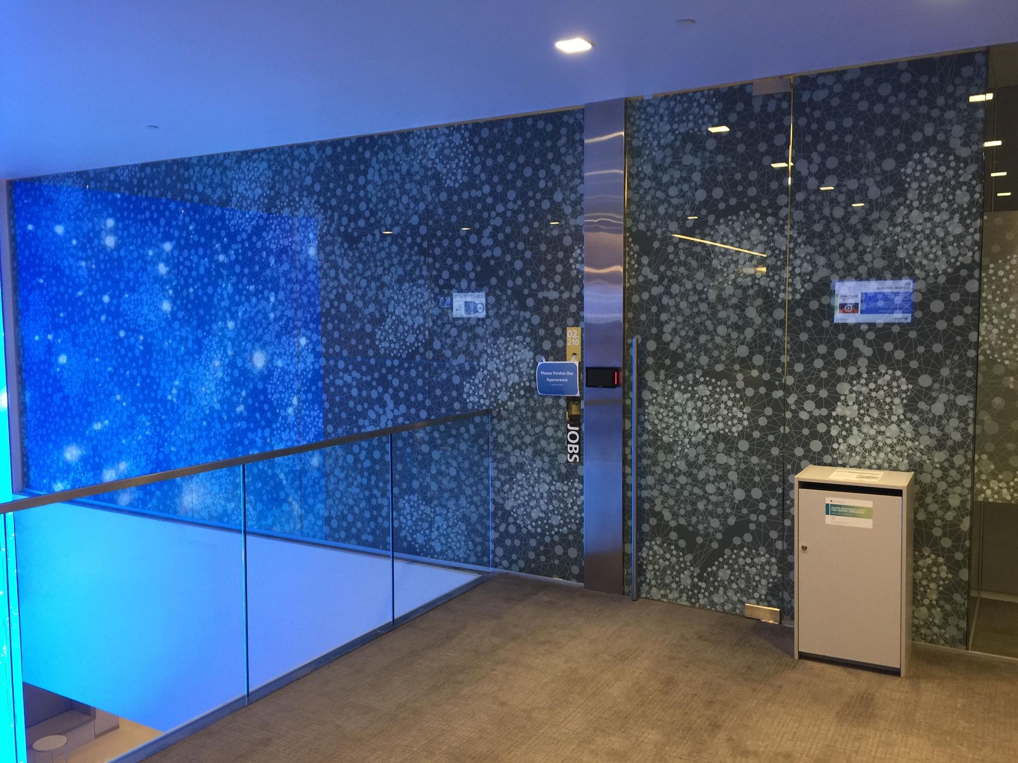 Abstract Wall Graphics in Office