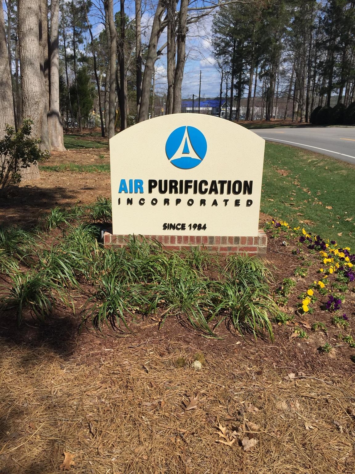 Monument Signage for Air Purification Inc
