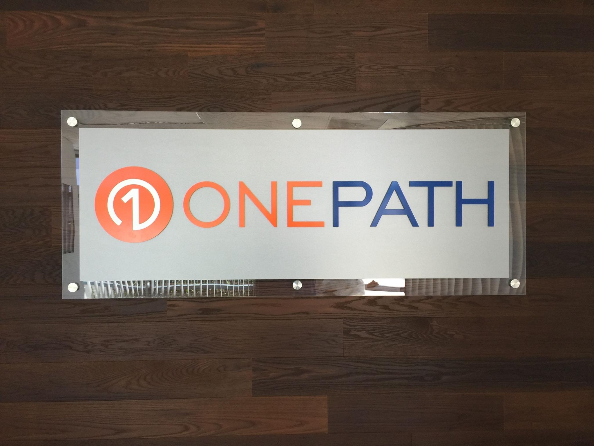 Acrylic Sign for One Path