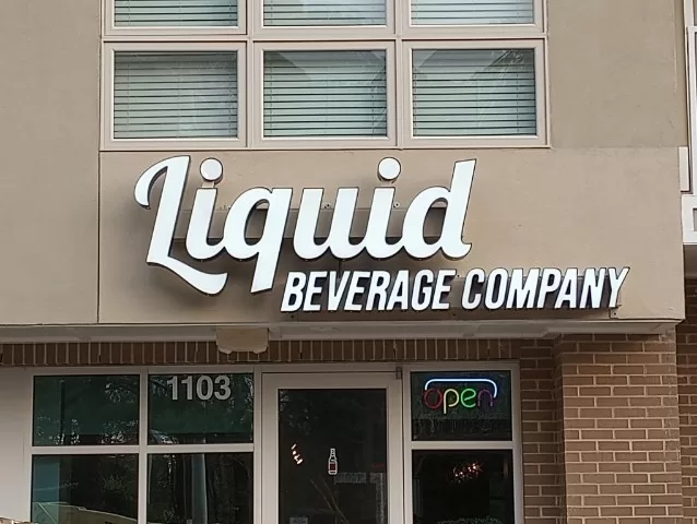 Channel Letter Sign Of Liquid Beverage Company Manufactured By Elite Custom Signs