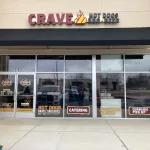 Channel Letters And Window Graphics Of Crave Business Installed By Elite Custom Signs