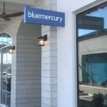 Outdoor Projecting Sign Of Bluemercury Business